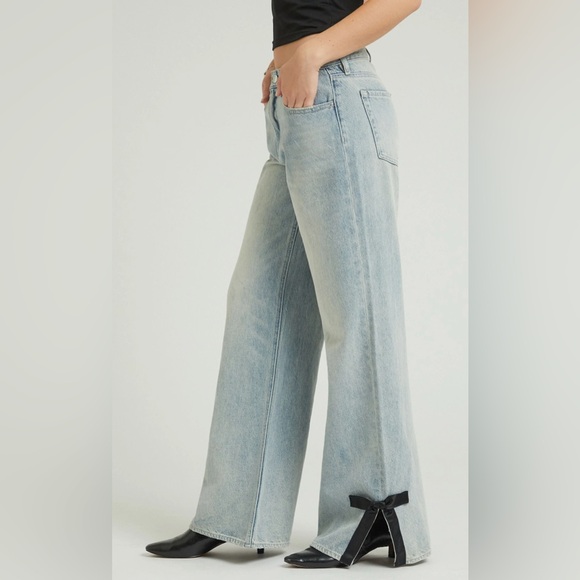Pacsun Lena Low Rise Super Baggy Bow Jeans - Picture 12 of 13